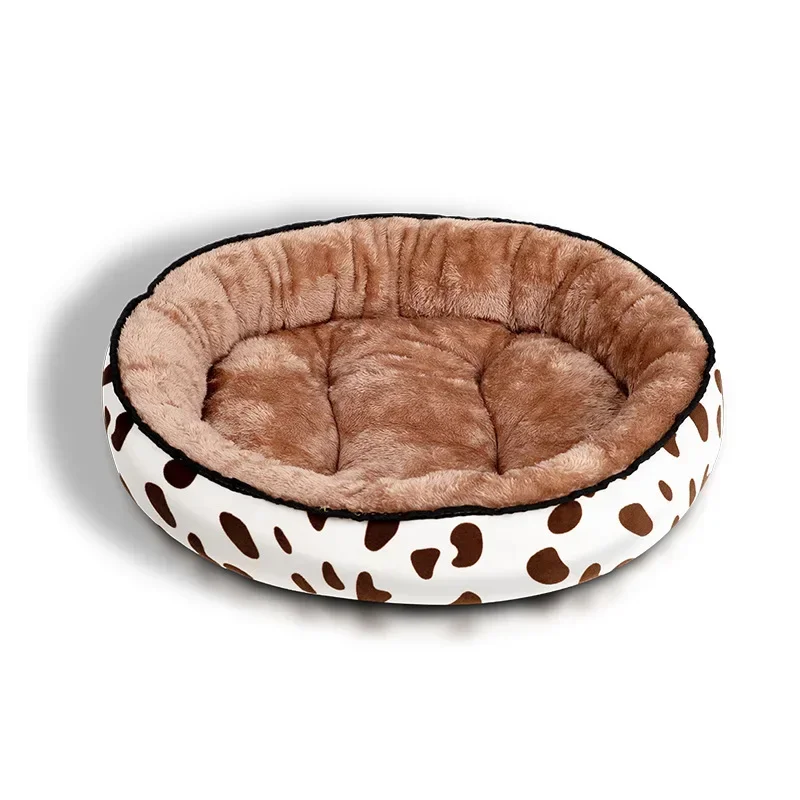 Cama para perros redonda , MARQUÉS, con interior en terciopelo