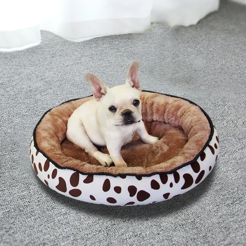 Cama para perros redonda , MARQUÉS, con interior en terciopelo - Imagen 3