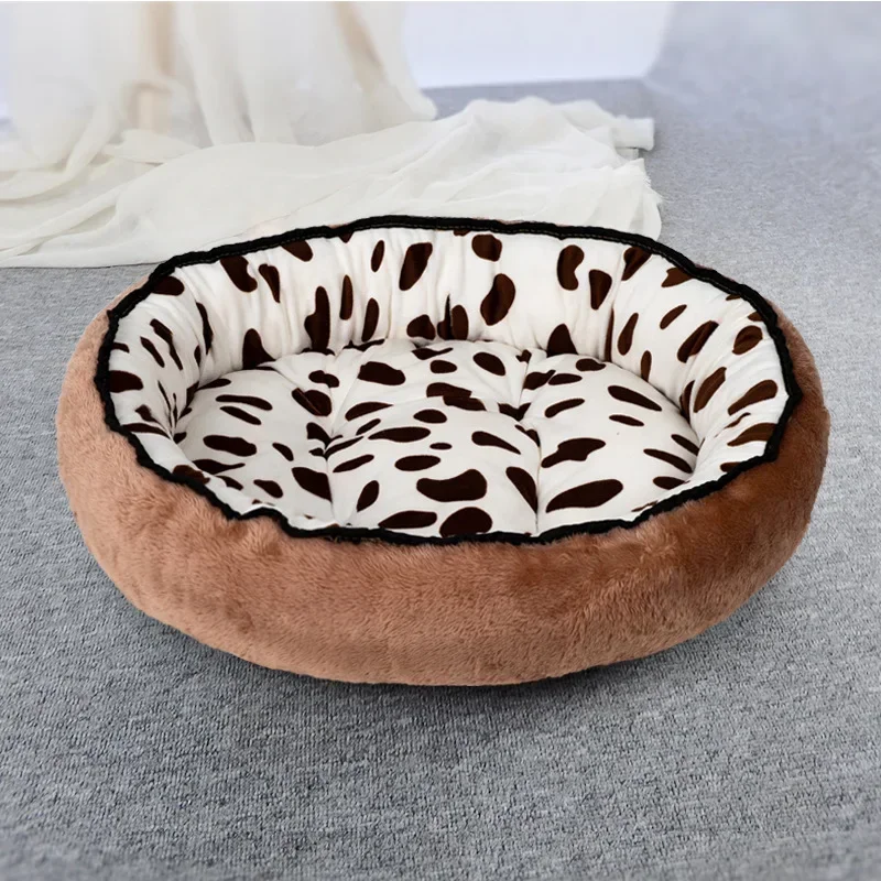 Cama para perros redonda , MARQUÉS, con interior en terciopelo - Imagen 2
